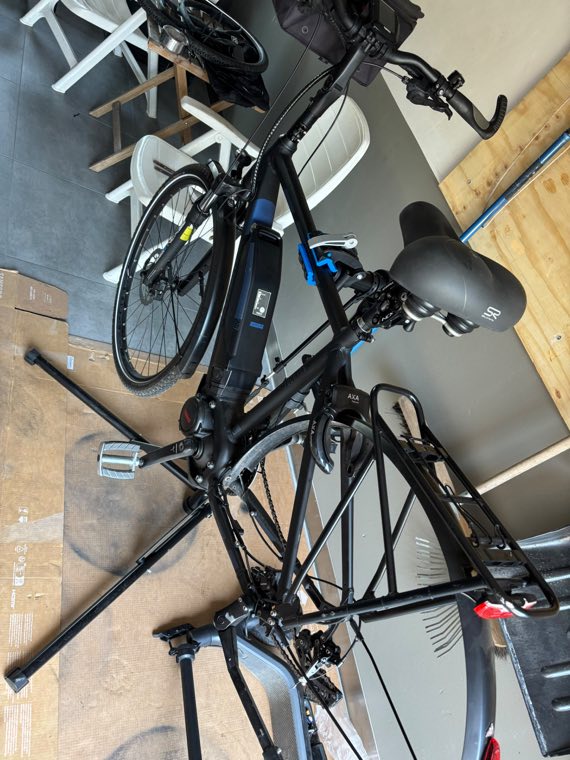 Fahrrad auf dem Montageständer